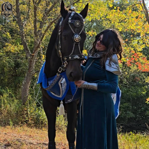 Vintage Style Fancy Horse Bridle Set – Handmade Elegance