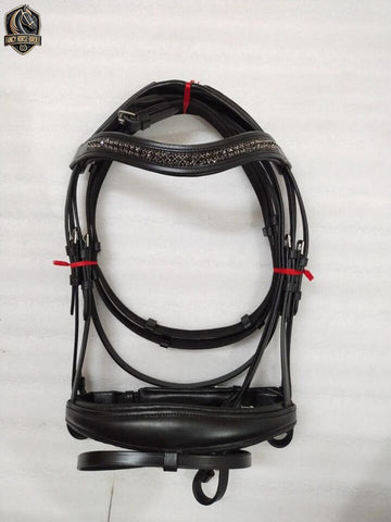 Portuguese Horse Bridle Set – Complete with Breastplate, Crupper, and Reins