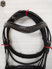 Portuguese Horse Bridle Set – Complete with Breastplate, Crupper, and Reins