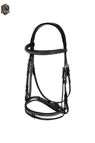 Handmade Leather Horse Bridle in the Baroque Style